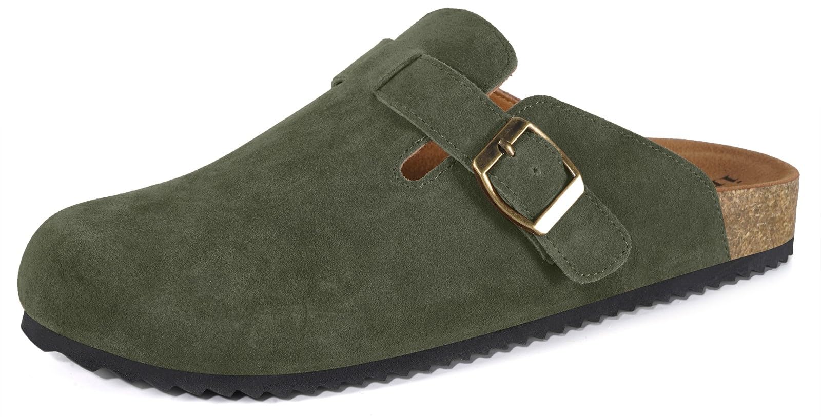 Sabot Donna Ciabatte Uomo Chiuse con Comodo Pantofole in Pelle Scarpe da Giardino Traspirante Sandali Ciabatta 36-46