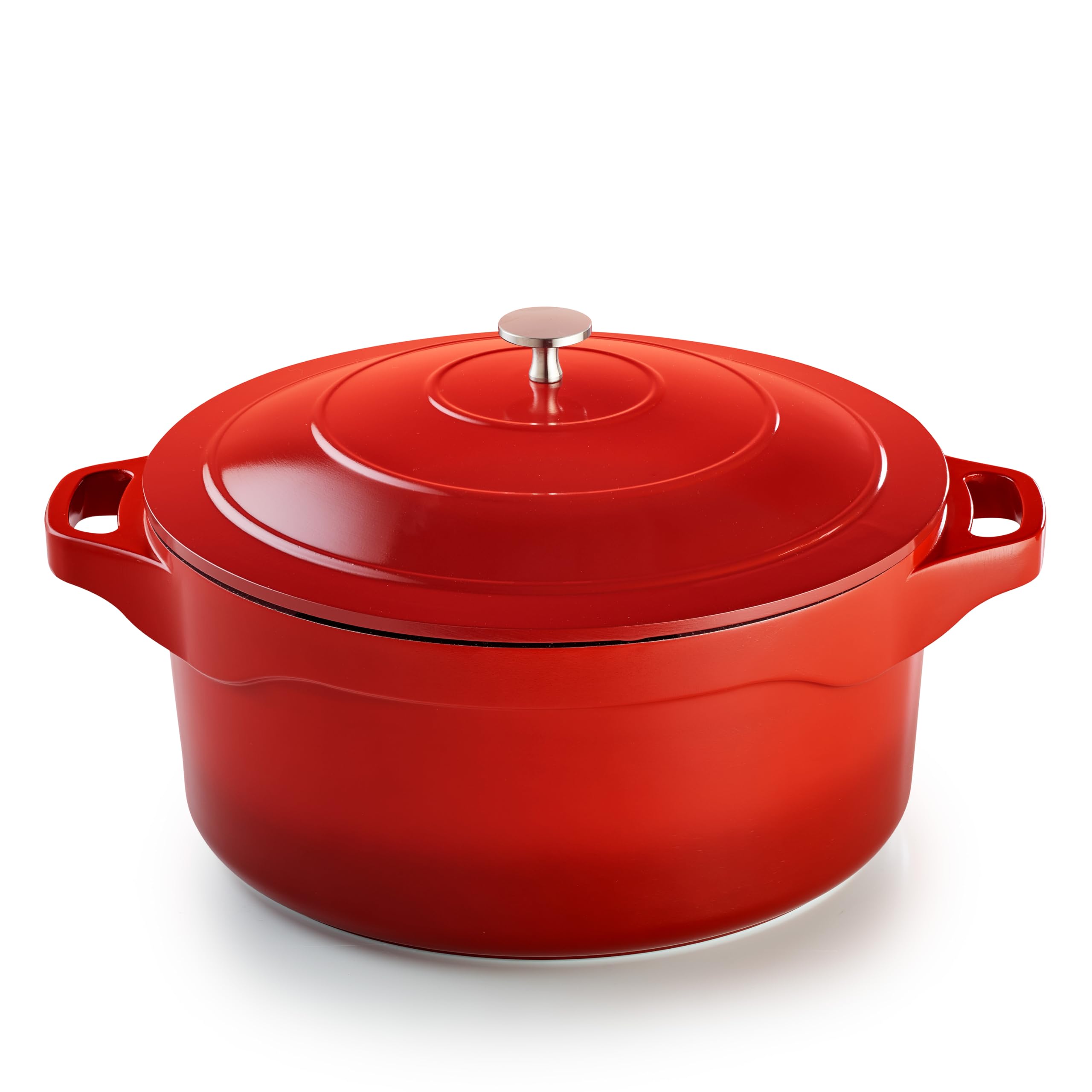 Cocotte en fonte d'aluminium Ø32cm idéale pour les grands repas de famille