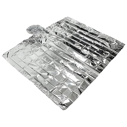Rescue Blanket, 0.012mm Thick Waterproof and Windproof Rescue Poncho for Outdoor Exploration