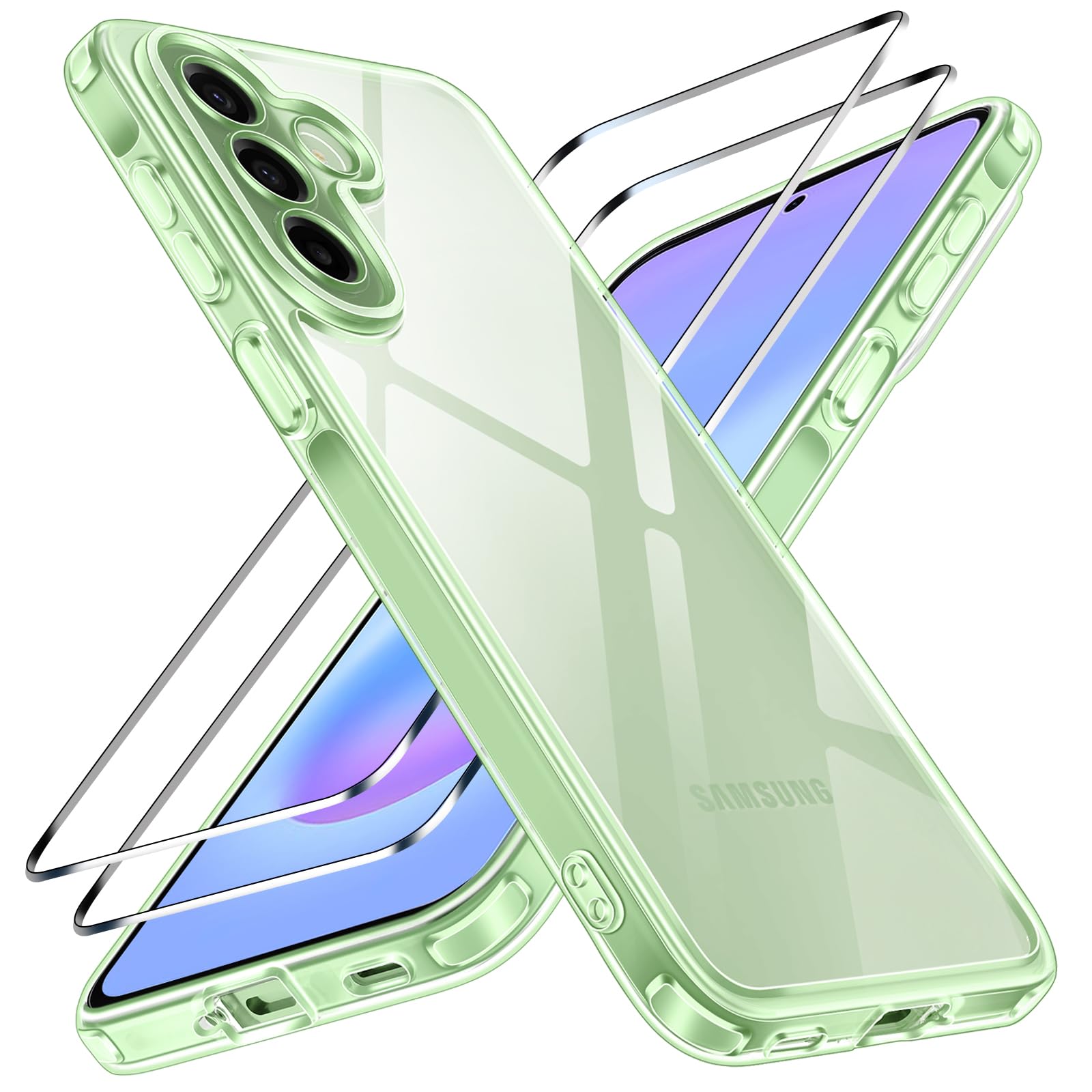 ivoler Coque 3 en 1 Compatible avec Samsung Galaxy A57 5G - Étui Antichoc avec P