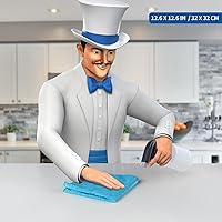 Vista 2 de Mr. Siga, paño para limpieza de microfibra, 24 unidades, tamaño: 12.6 x 12.6 pulgadas