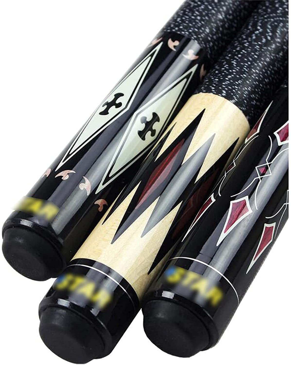 LIANGJUANG pool cues adult snooker cue tip Pool Cues 58 Inch Adult, 1/2 Split Pool Cue Stick Maple Entry-Level Nine-Ball Cue, Handmade Billiard Pool Cue 20Oz Good Elasticity/Good Toughness(Color:Singl