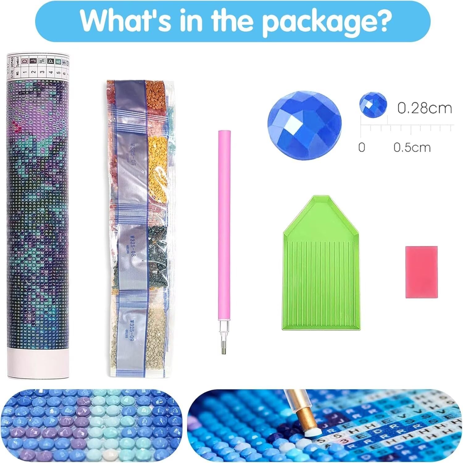 Diamond Painting Geisha - 60x80cm DIY Diamant Malerei Set