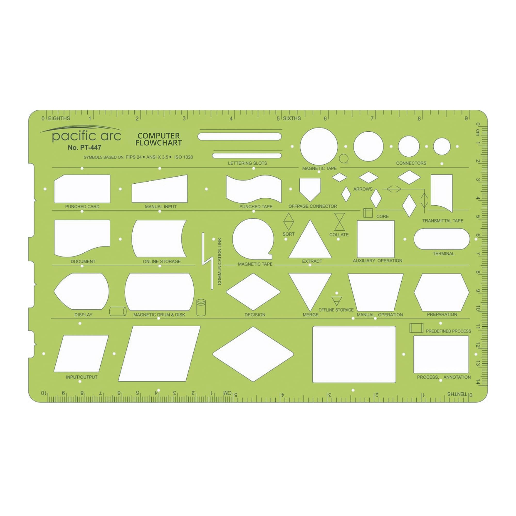 Snapklik.com : Computer Flow Chart Template - Drawing Aid Stencil For ...