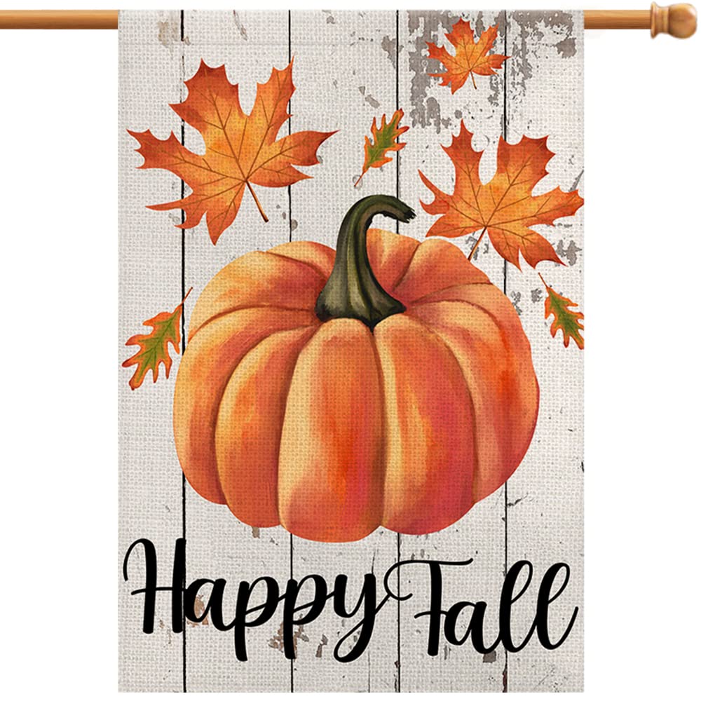 Bandiera Happy Thanksgiving Autunno Turchia 3x5 Piedi - Tessuto 100D Poliestere Trade Winds