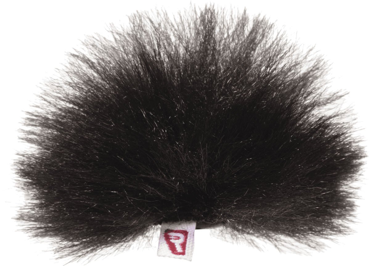ShureAmvl-Fur, Mini Windjammer By Rycote For Mvl Lavalier Microphone, Provides Improved Audio Quality & Clarity, Reduces Background Noise, Black