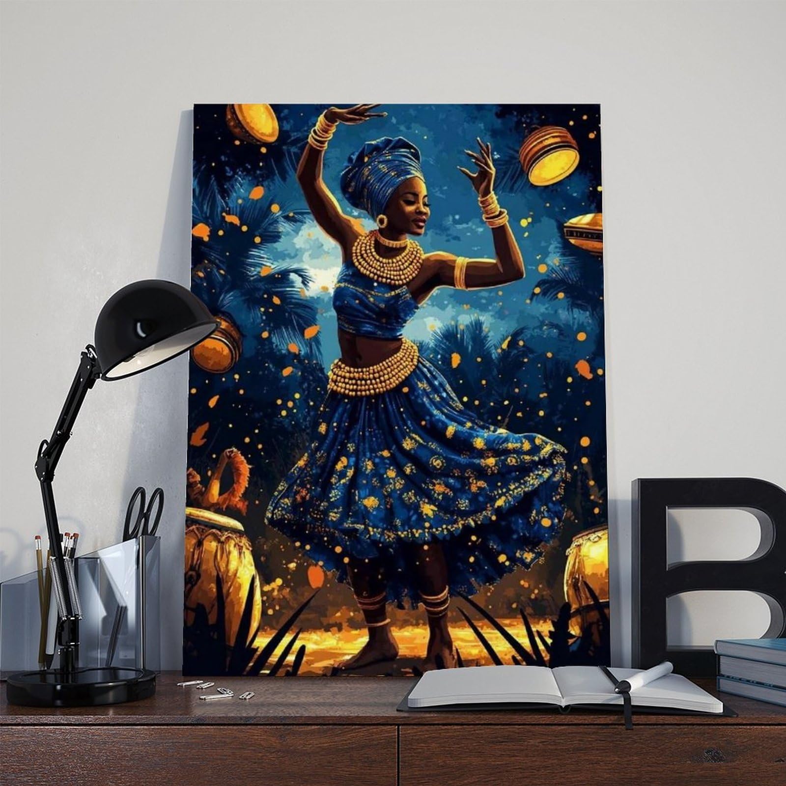 Stampa artistica da danza, festival africano tradizionale (3) poster su tela da parete decorazione artistica da parete dipinti per soggiorno camera da letto decorazione 40,6 cm L x 61 cm W