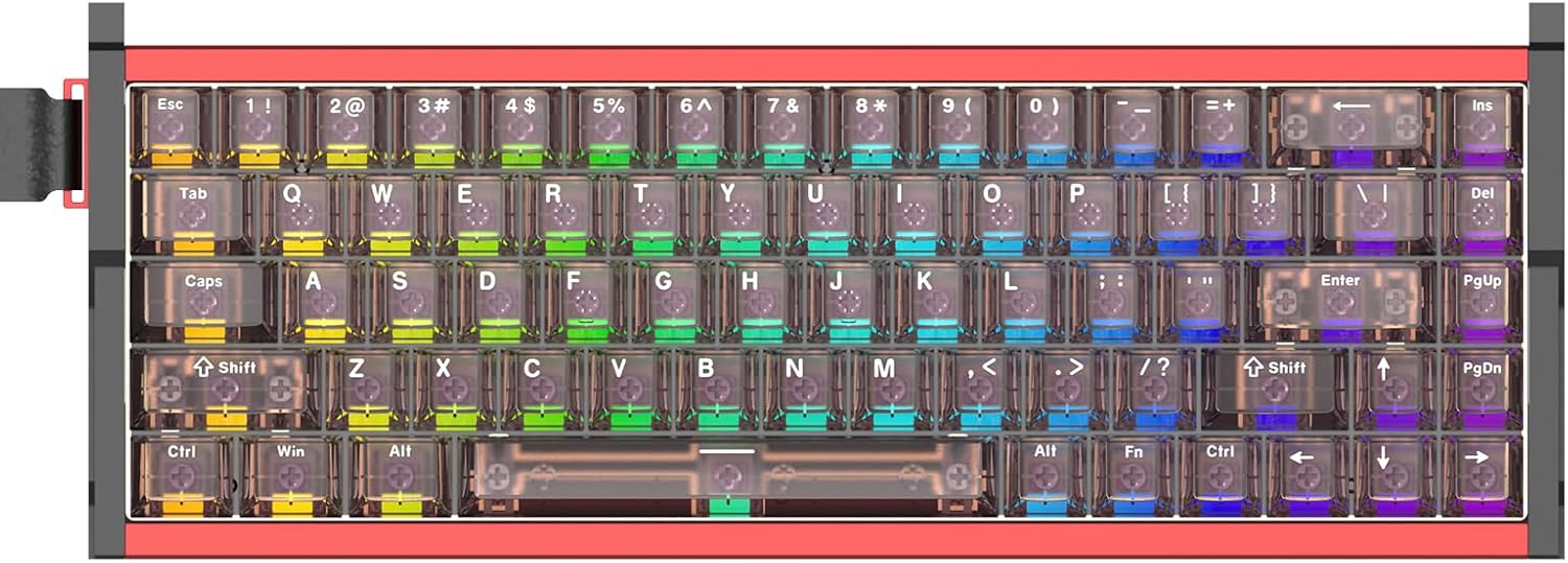 IROK MG68Plus Rapid Trigger,Full Aluminum Alloy Body Magnetic Switch Keyboard,65% TKL，PCB Nano-Coating Waterproof,0.001MM Accuracy,256KHZ Single Key Scan Rate,RGB Wired Gaming Keyboard(Black)