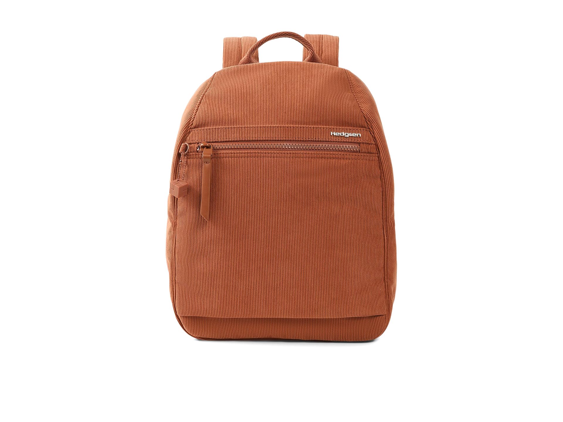 HEDGREN HIC11L VOGUE L BACKPACK LARGE + RFID CORDUROY REDWOOD BURL