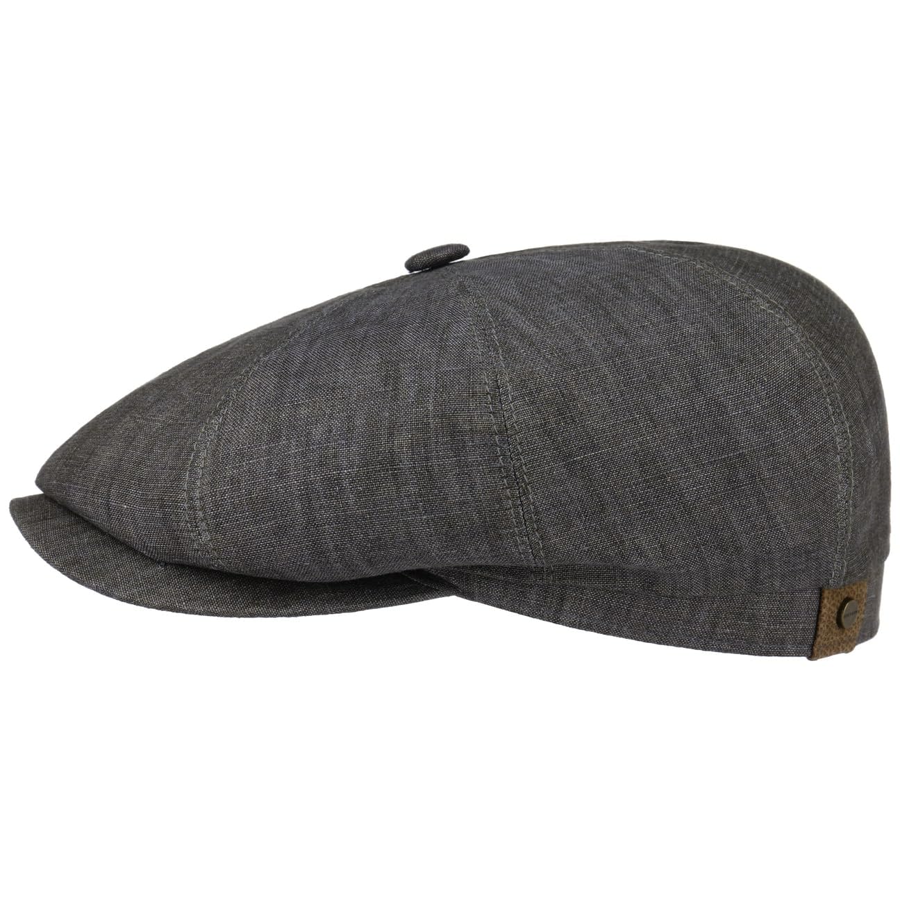 Stetson Hatteras Coppola Lino Berretto con Fodera Cotone Protezione UV 40+ Donna Uomo Primavera Estate