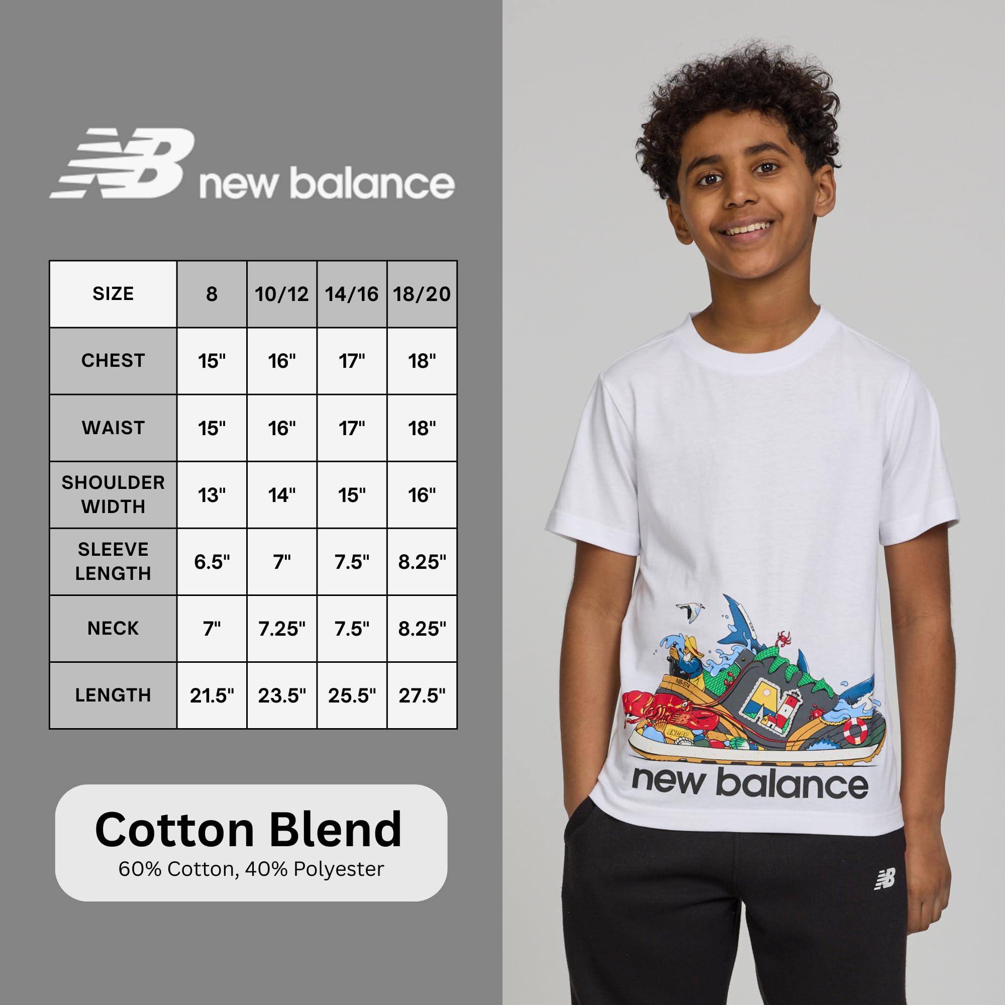 New Balance Confezione da 3 Magliette
