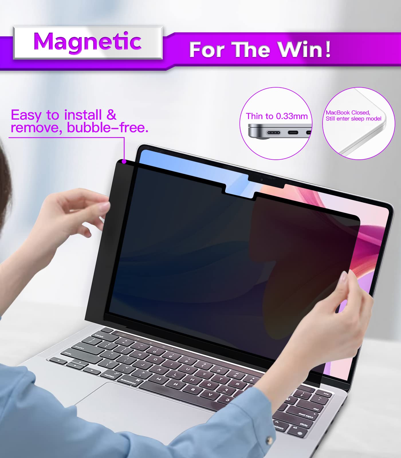 Macbook Pro Privacy Screen Protector Targus Magnetic Privacy