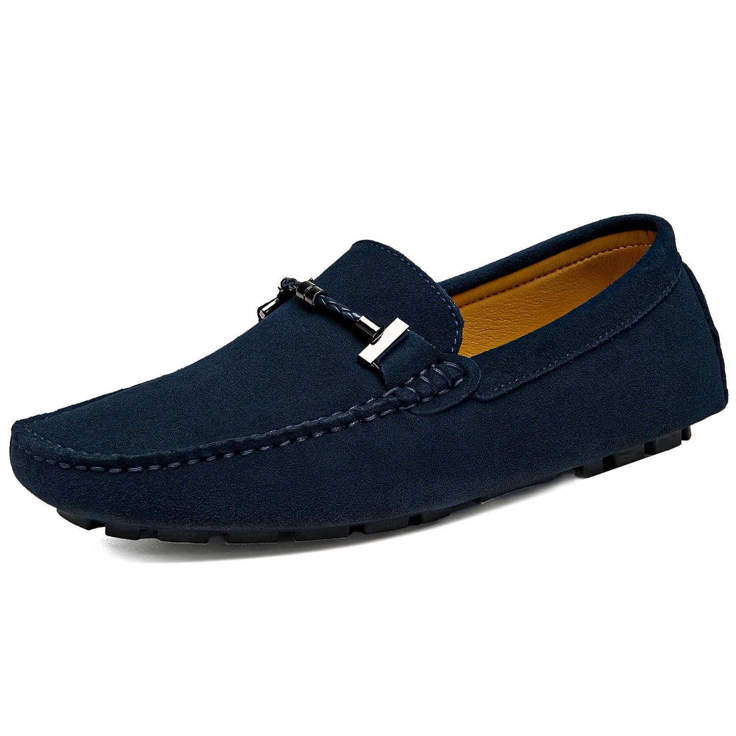 Go TourMen's Penny Loafers Moccasin Driving Shoes Slip On Flats Boat Shoes