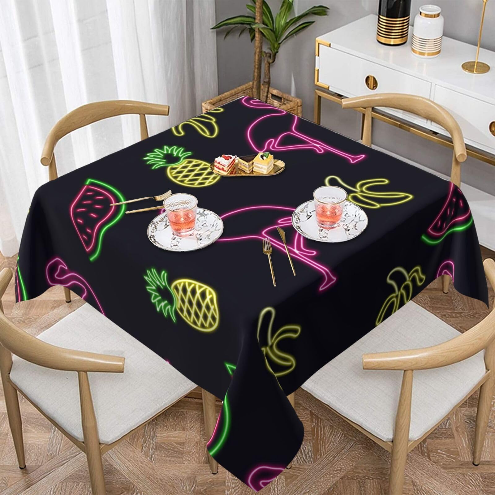 Nappe pour pique-nique extérieur et fêtes motif flamant rose