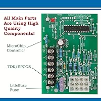 Vista 4 de Reemplazo actualizado para placa de circuito de control de horno PCBBF112S, placa de control de horno 50A55-743, PCBBF110, PCBBF110S, PCBBF112