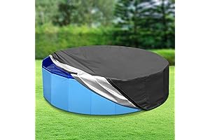 Foldable 63 Inch Dog Pool Cover: Ultimate Protection for Your Pet's Watery Oasis