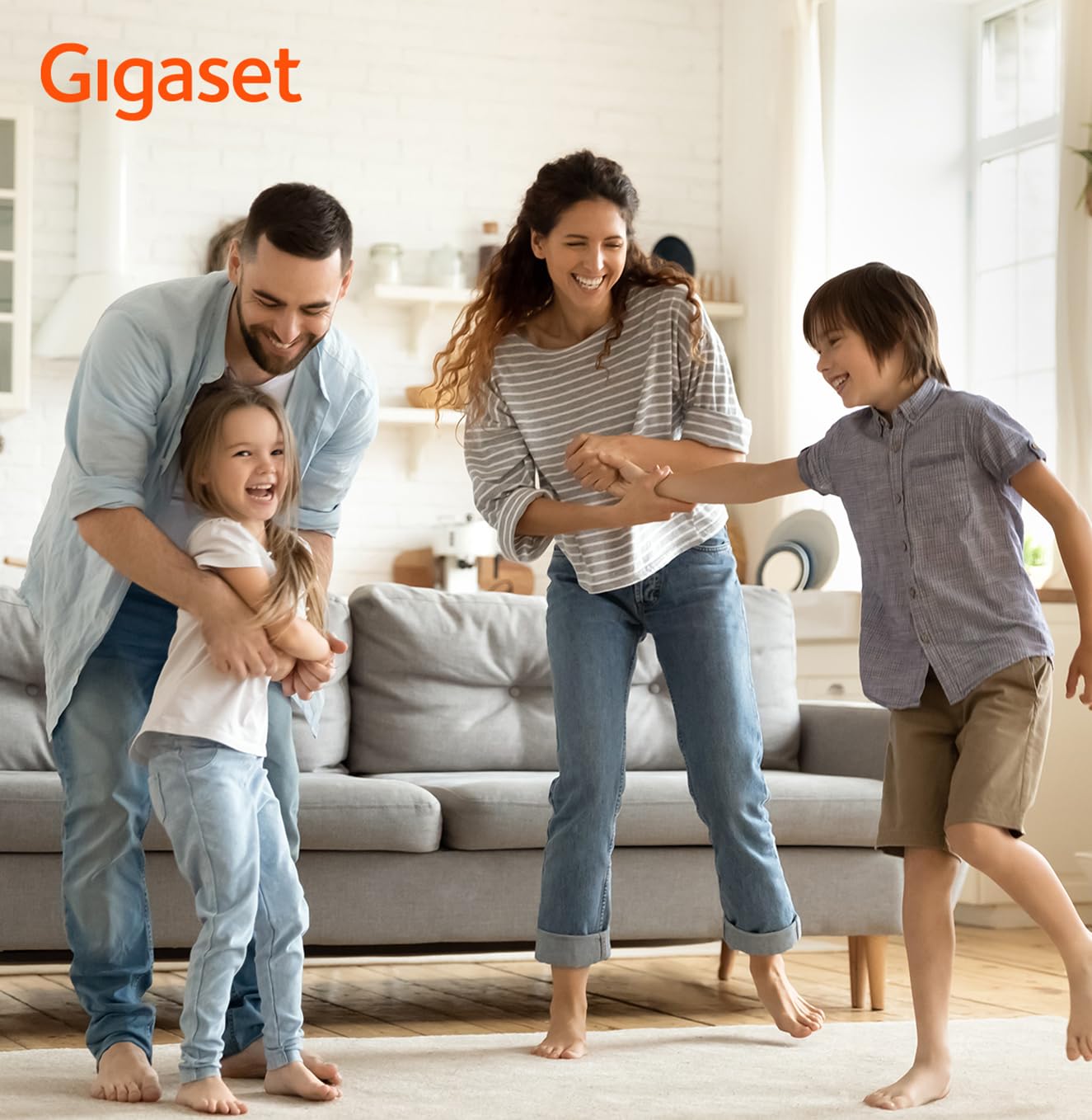 Gigaset PURE 120 - Telefono cordless - Protezione dalle chiamate indesiderate, Nero Antracite [Compatibile in IT, DE, FR, NL, BE, CHE, AUT]