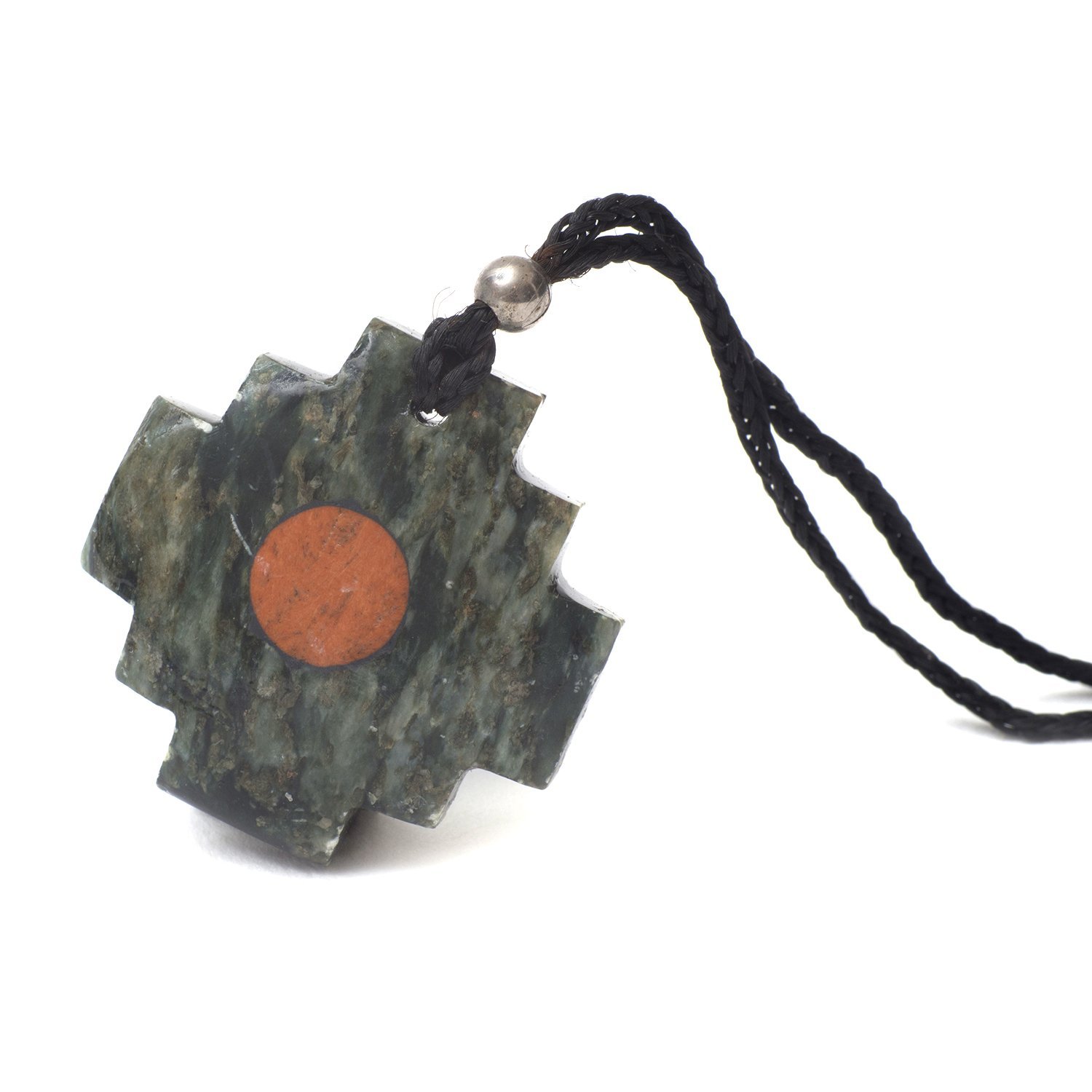 Peruvian Chakana Necklace with Center Stone