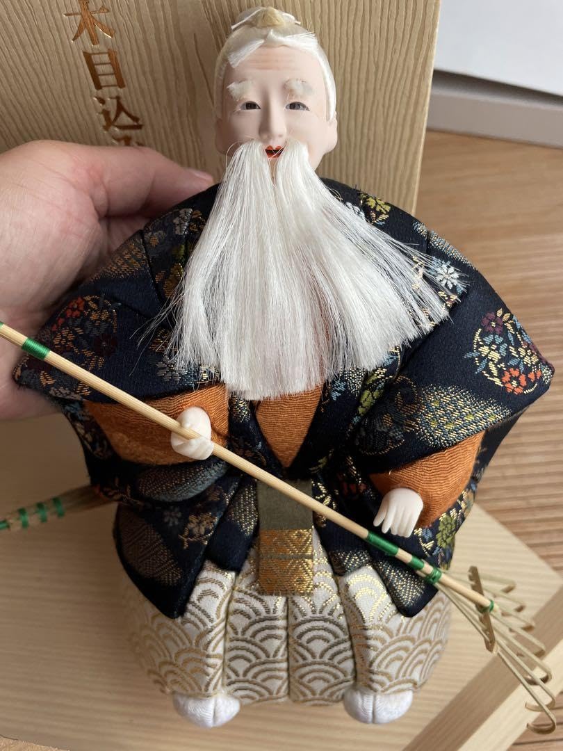 Amazon | 高級木目込み高砂人形 伝統工芸品 | 木目込み人形 | おもちゃ