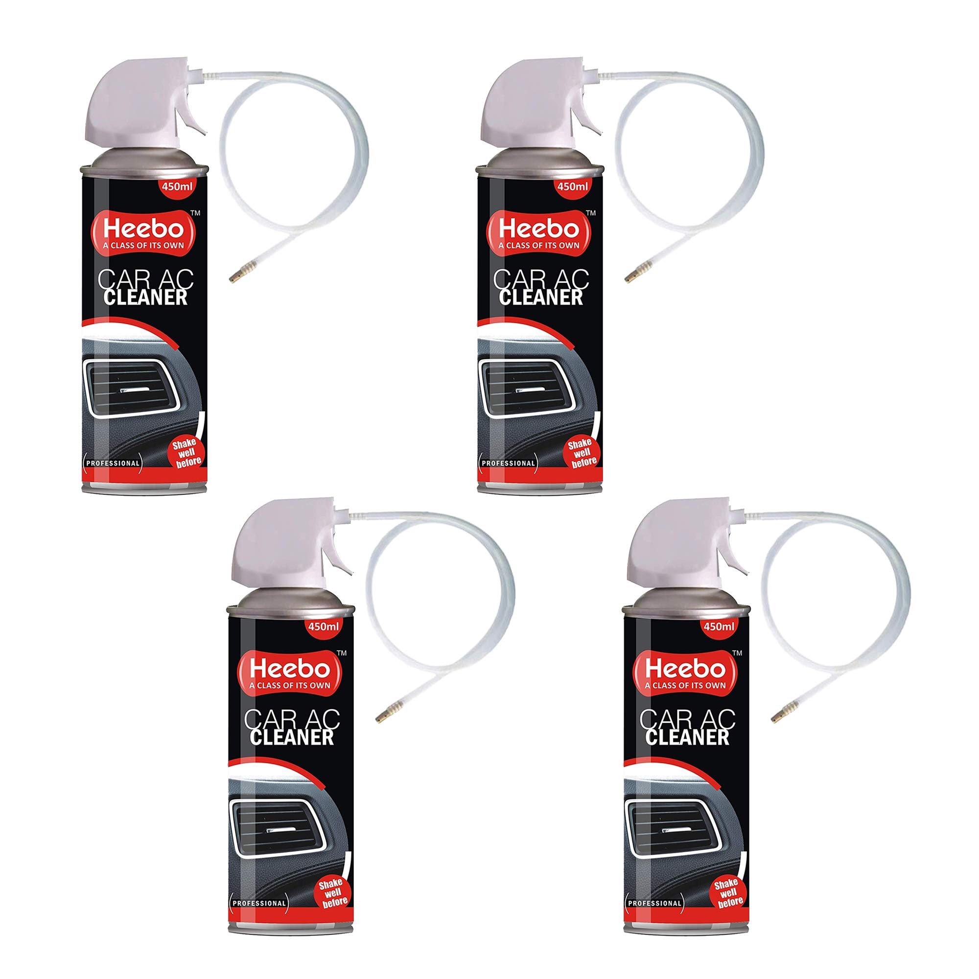 Buy Heebo CAR AC Cleaner & Purifier 500 ML Pack of 4 Air Conditioner
