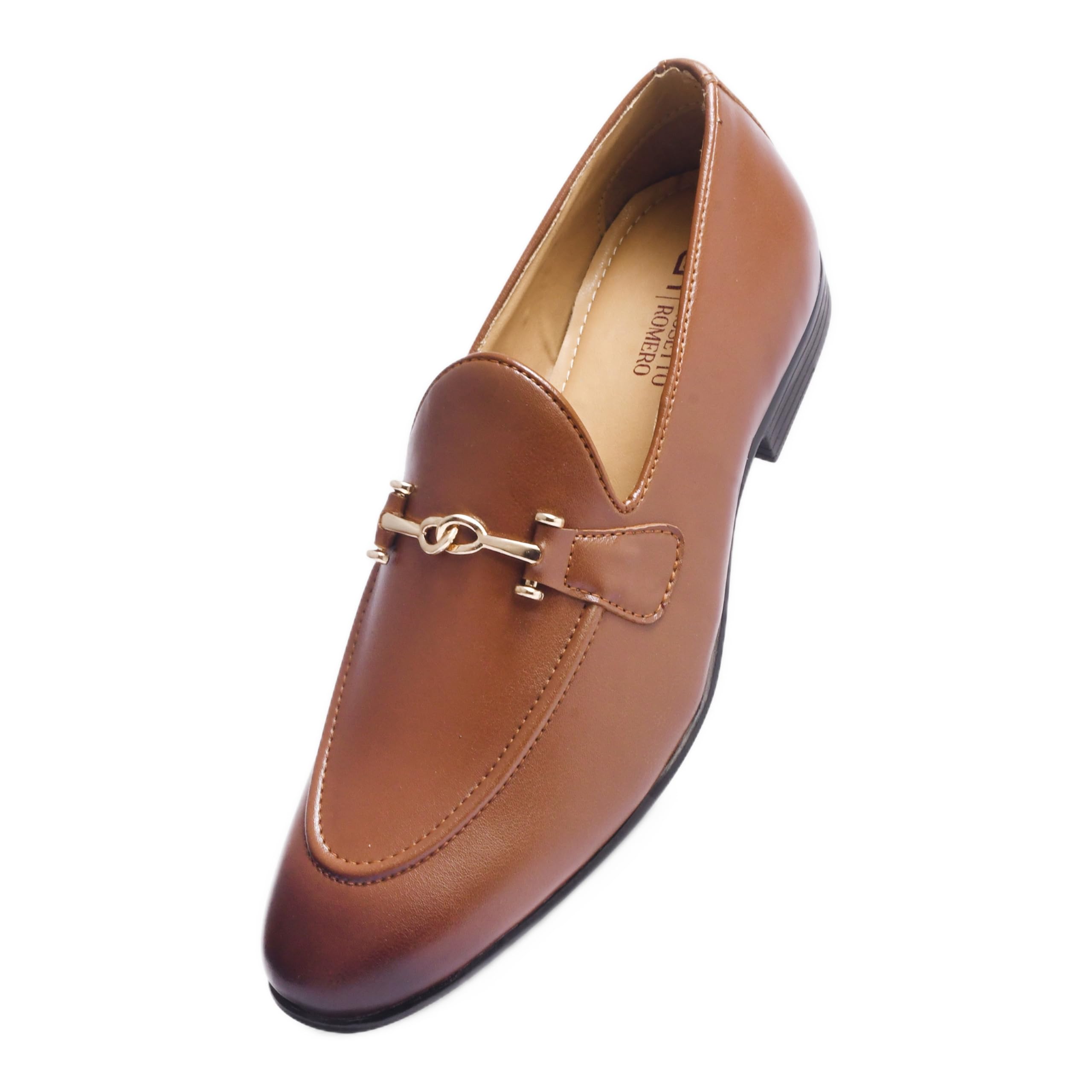 Rosetto Romero Command Classic Dress Penny Loafers For Men-image-42