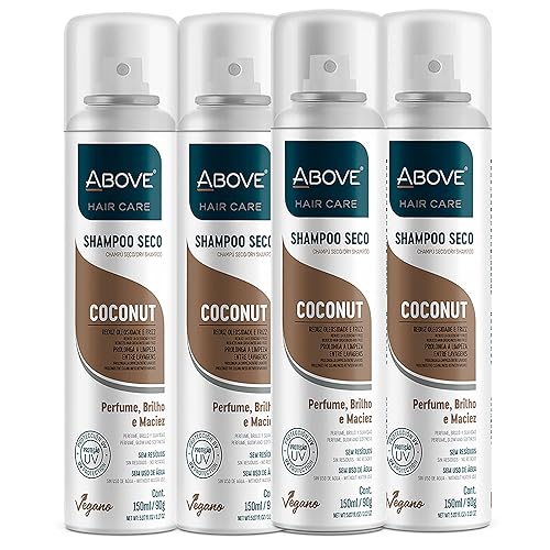 ABOVE Coco - Champú seco - Absorbe el exceso de aceite entre lavados - Da suavidad y brillo a tus hebras - Sin residuos - Previene los malos olores