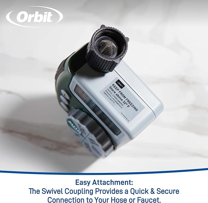 With the Orbit 62061Z Single-Outlet Hose Watering Timer, you can save time and water by ensuring that your plants are properly hydrated. It is a reliable and affordable solution for maintaining a healthy and beautiful outdoor space without the need for constant manual watering. Description by ChatGPT.