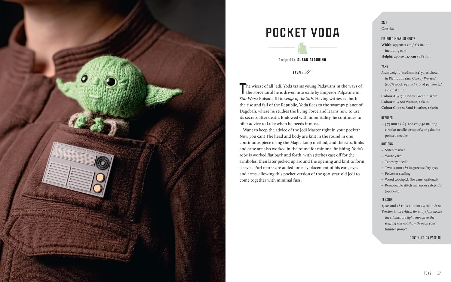 Star Wars: Knitting the Galaxy: The official knitting guide with over 25 patterns for costume, toy and apparel DIY, for fans of the popular franchise