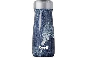 Swell Traveler, 16oz, Azurite Marble: An Insulated Odyssey for Your Beverages