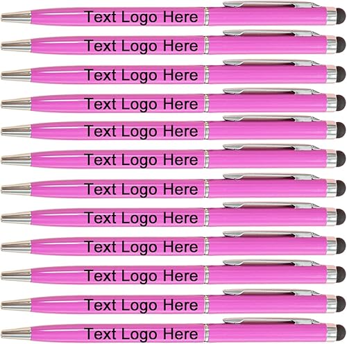 Miniatura 17 de Bolígrafos personalizados con nombre, icono, logotipo, texto, bolígrafo personalizado con lápiz capacitivo para iglesia de negocios, 100