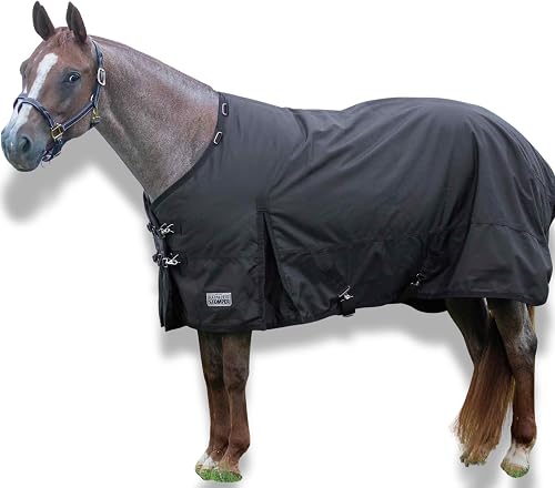 Jeffers Romper Stomper Horse Blanket 66"– 1680 Denier Waterproof Turnout Rug with 180g Polyfill – Lightweight Insulation for Milder Climates – Durable, Breathable Equine Gear