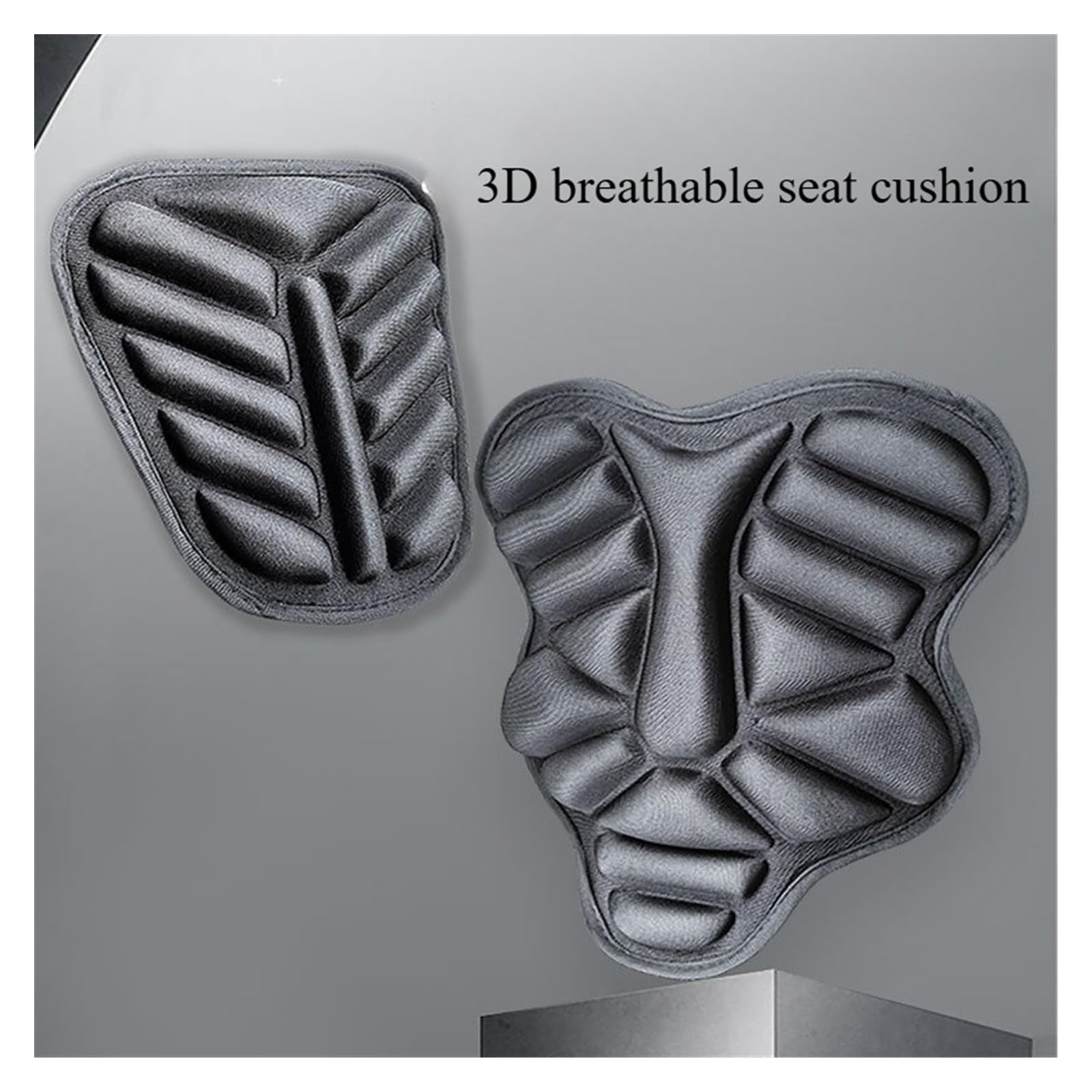 Cuscino per Sella Moto 3D, Cuscino Universale in Gel Traspirante e Ammortizzante, Sella Comoda per motociclette