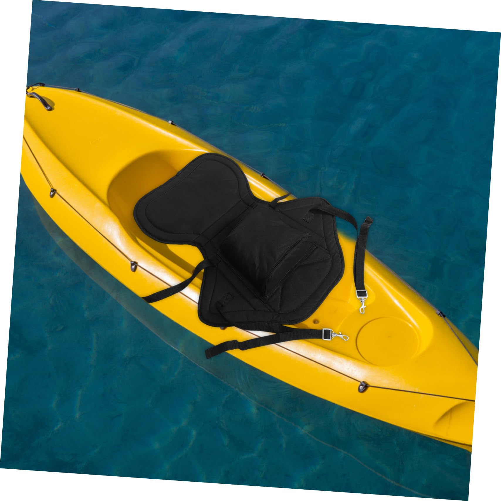 ifundom Cojín Asiento Kayak Hinchable Cómodo Respaldo Eva Transpirable para Kayak Individual Deportivo al Aire Libre Uso Recreativo