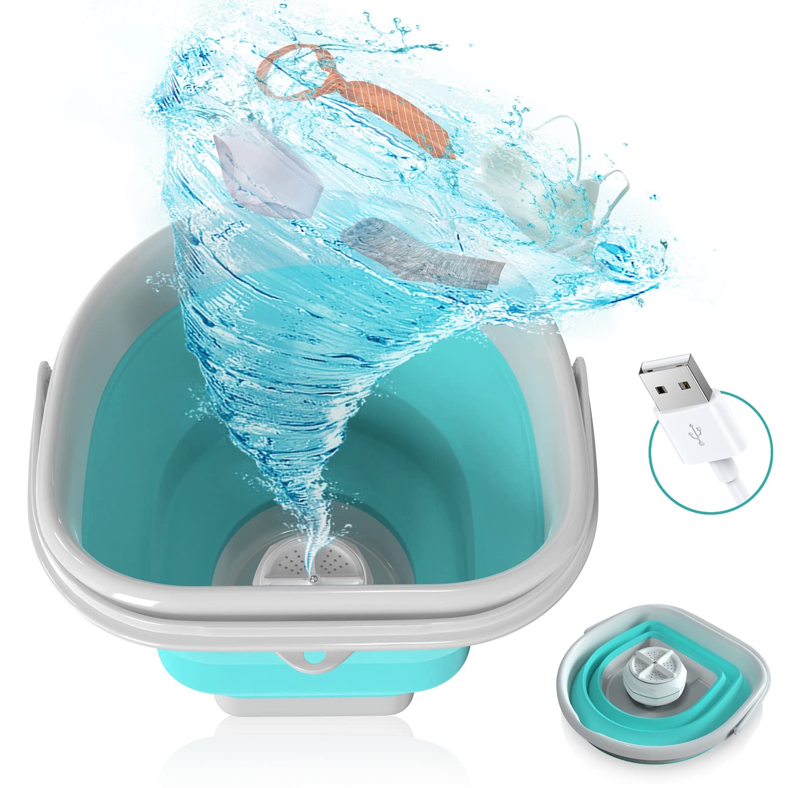 Buy Mini Washing Machine, Portable Foldable Laundry Tub Washing