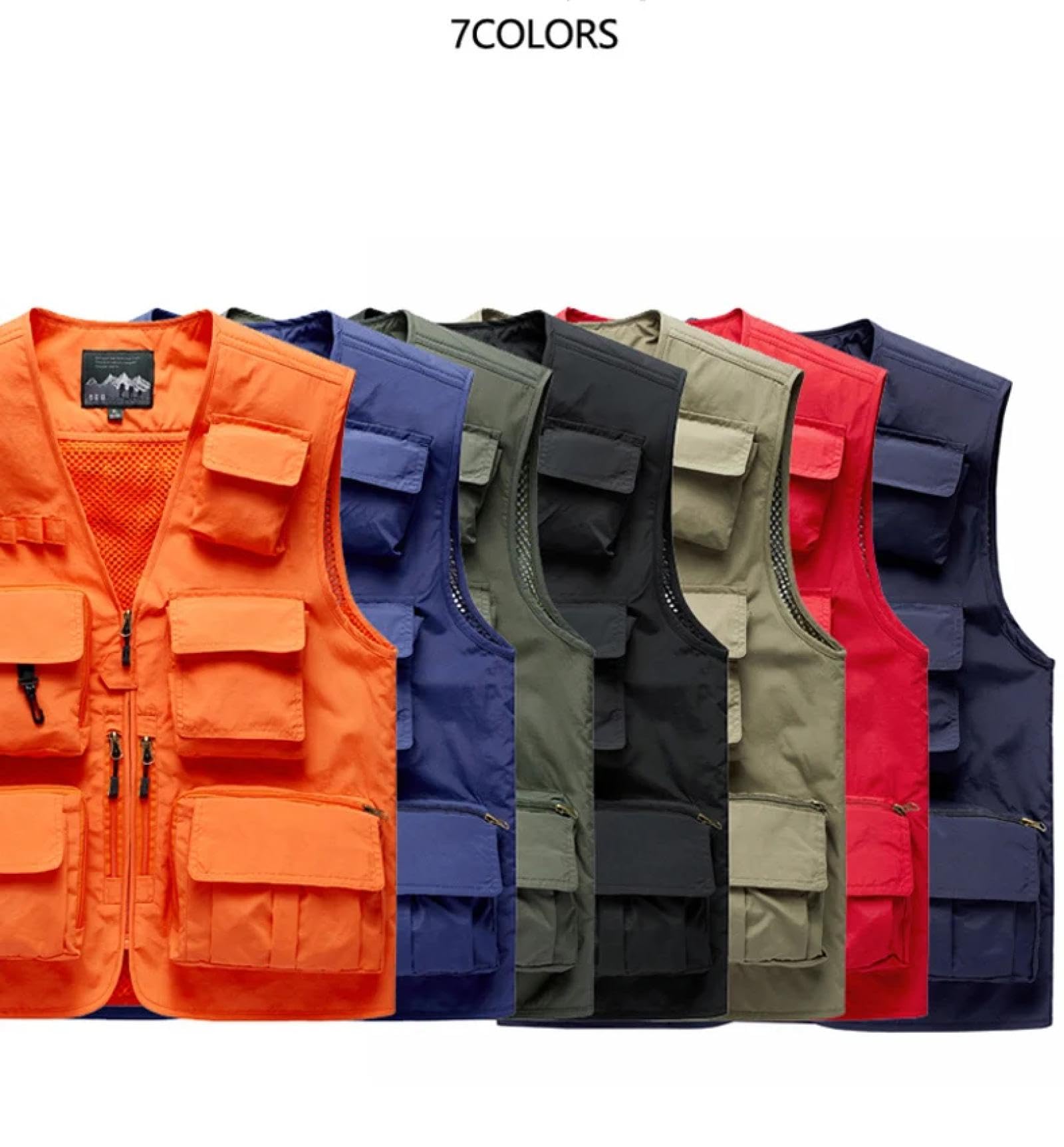 Weste Vest Outdoor-Freizeit Weste Herren Atmungsaktiv Outdoor-Sport Mantel Freizeit Weste Herren