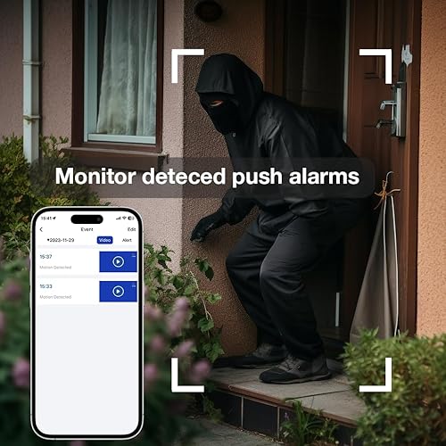 Miniatura 3 de Luz inteligente de camino para cámara de paisaje con cámara, 1080P, ángulo de visión amplio, detección de movimiento, cámara de seguridad, visión