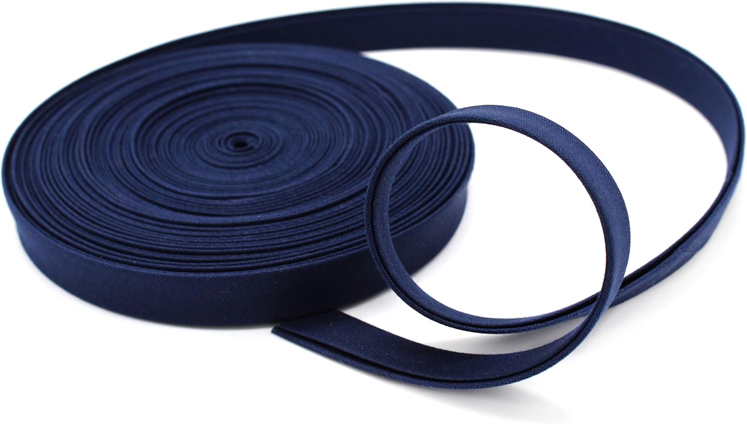Bias Tape 1/2" Wide Doublefold Bias Tape Navy Poly