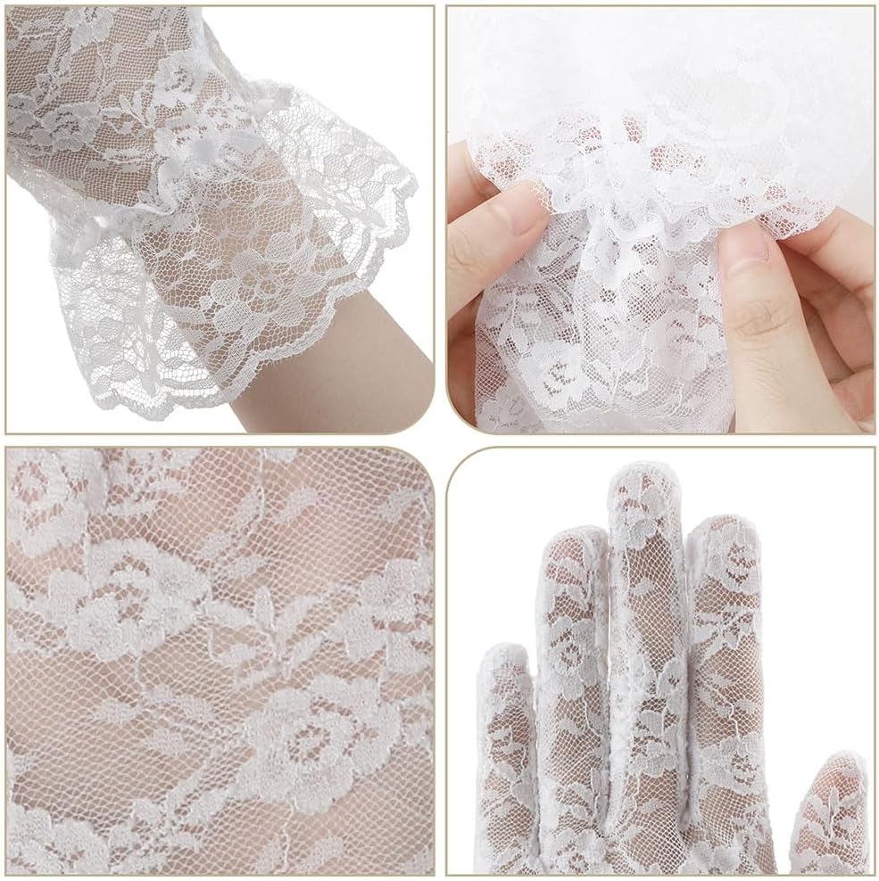 レースグローブ 結婚式 ティーパーティー イブニンググローブ 女性用