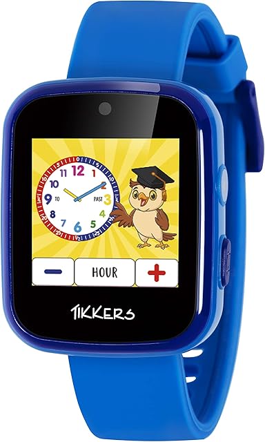 Tikkers Boy's Digital Quartz Watch with Rubber Strap ATK1084BLU AMZ