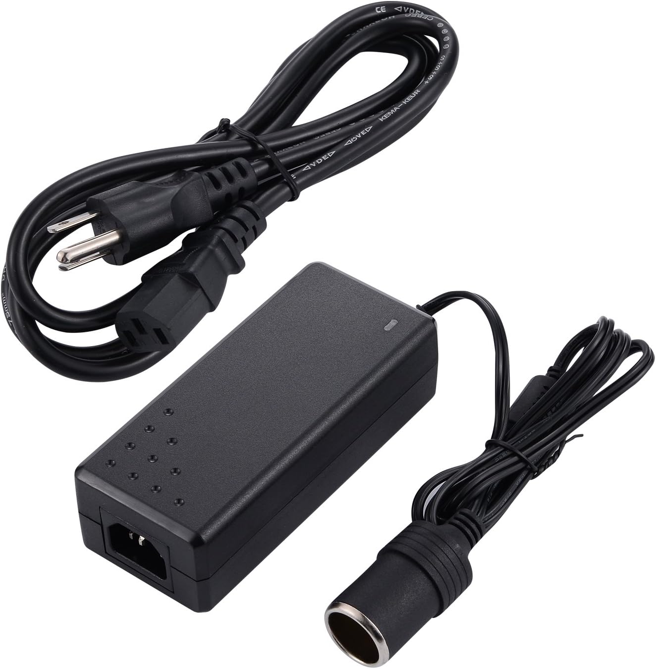 AC to DC Converter, Cooolbuy 8.5A 102W 110-220V to 12V Car Cigarette Lighter Socket AC/DC Power Supply Charging Adapter