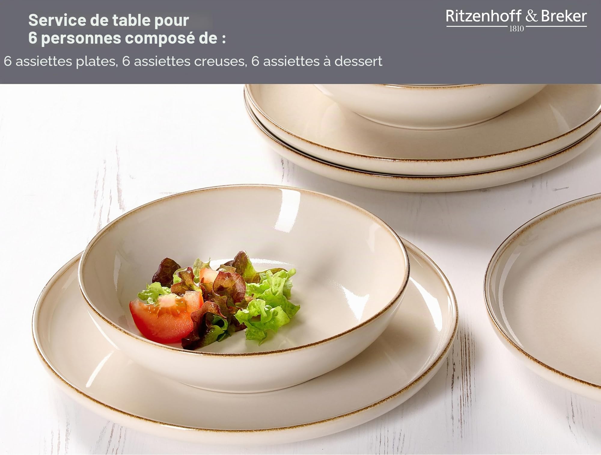Service de table Olivia 18 pièces