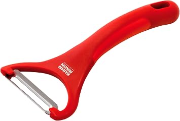 Kuhn Rikon Serrated Piranha Y Peeler 6.25 Red