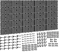 Painel de Ferramentas de Parede ELORIA – Organizador Modular com 25 Placas e 120 Ganchos, Suporte Ajustável em Plástico ABS Resistente para Garagem, Oficina e Casa 148 X 87