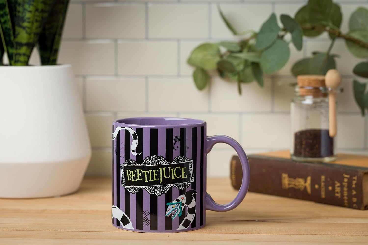 Silver Buffalo Beetlejuice Sandworm, Ceramic Mug, 20oz