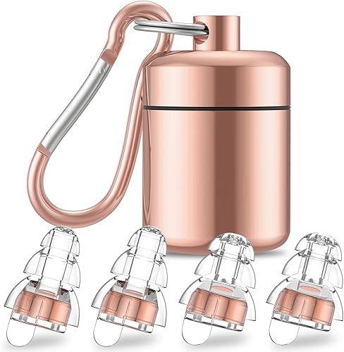 Miniatura 7 de Tapones para los oídos de conciertos de alta fidelidad para conciertos músicos, tapones para los oídos para reducción de ruido, tecnología de filtro