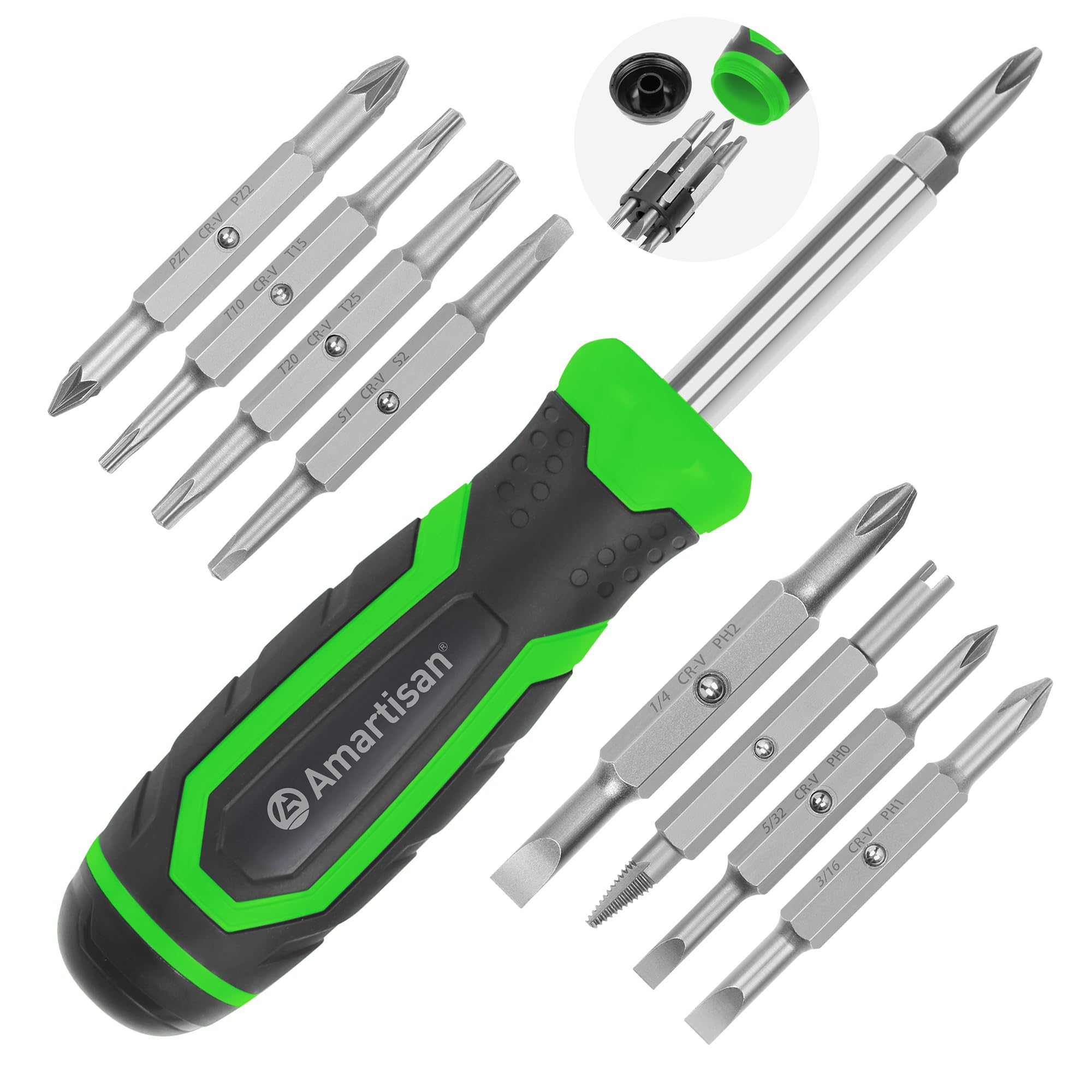 Amartisan 18-in-1 Multi-Bit Screwdriver Set -10 Amartisan 18-in-1 Multi-Bit Screwdriver Set -10