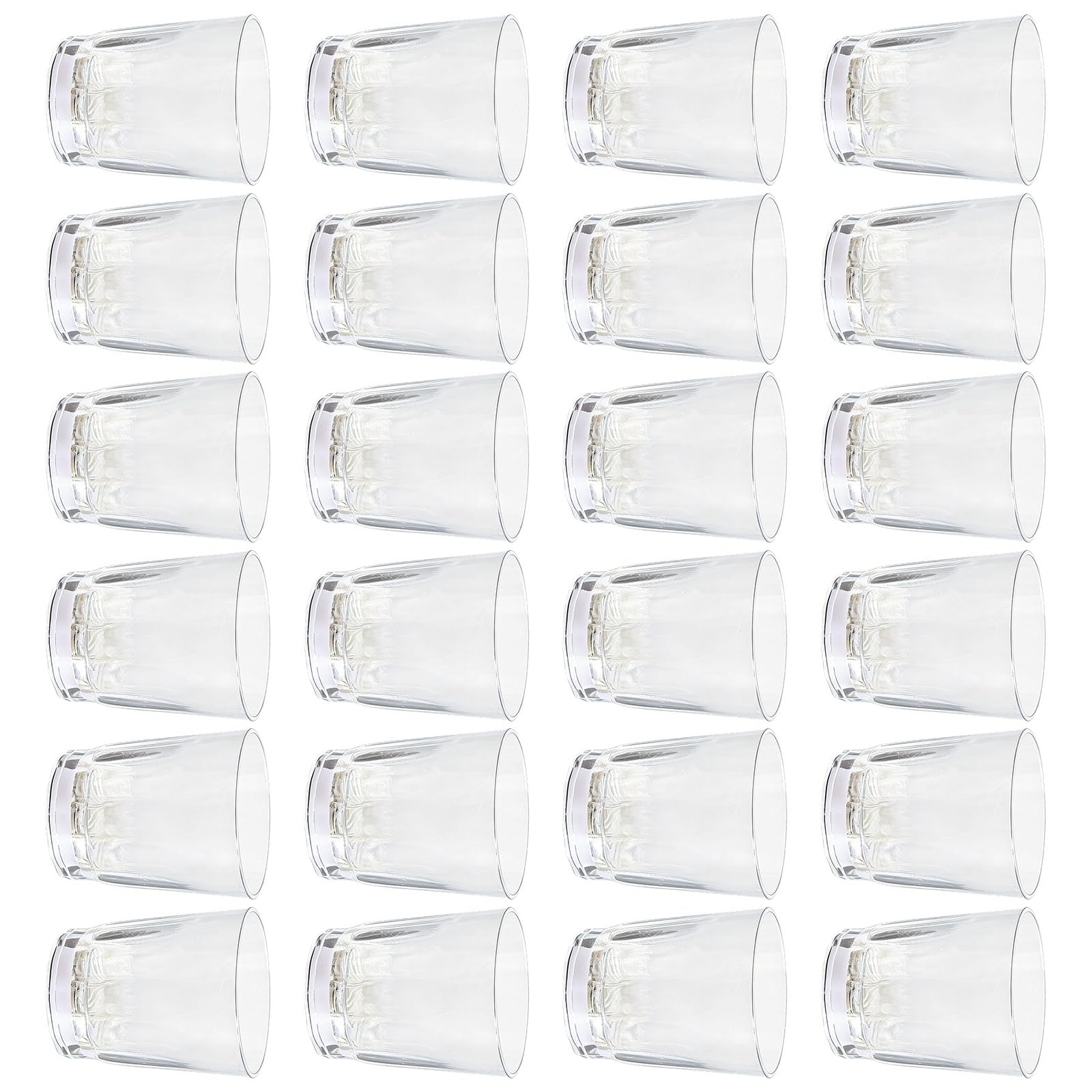 Tsophreniq Of 24 Illuminated Drinking Glasses LED Flashing Drinkware Color Changing Beverage Container for Party Festival LED Beverage Cups