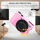 Easy Hood G7X Mark II Case G7X Mark III Case G7X Camera Silicone Case,Soft Silicone Protective Cover for Canon Powershot G7X Mark III DSLR Camera(Pink) gallery image