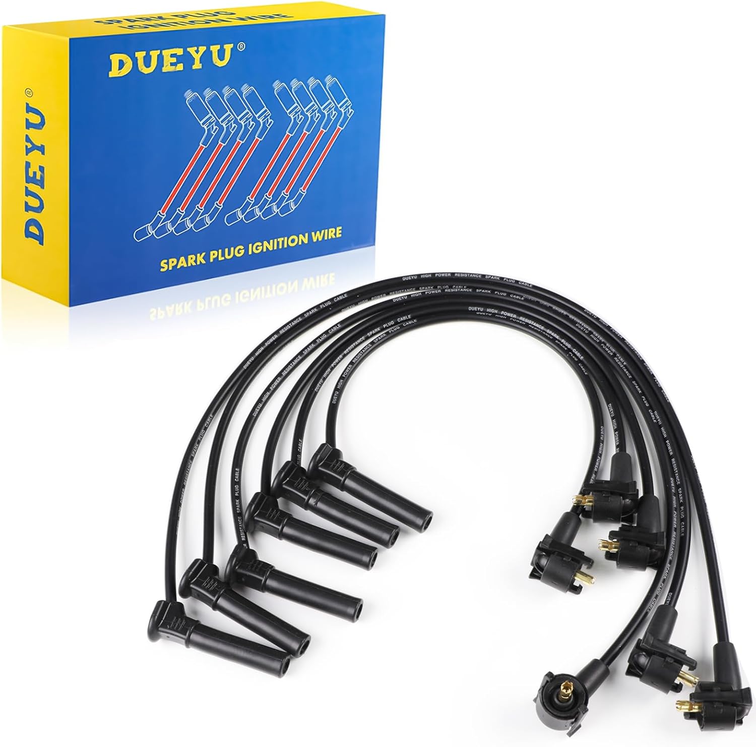 8mm Spark Plug Wires Set for Explorer Ranger B4000 4.0L V6 2001-2005 /for Ford Ranger 2001-2011 D-ST-6114