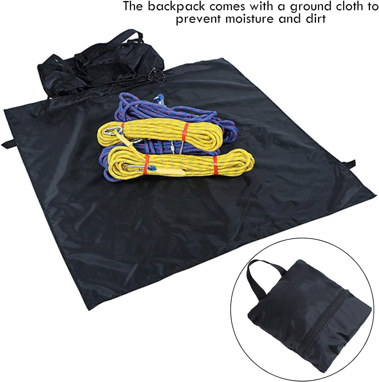 Bolsa de cuerda de escalada para cuerdas, bolsa de cuerdas para cuerdas, equipo de escalada impermeable cuerda bolsa Rucksack al aire libre camping senderismo